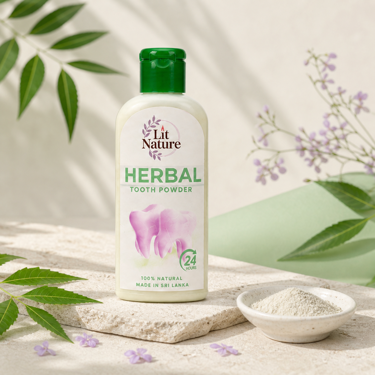 Lit Nature herbal tooth powder